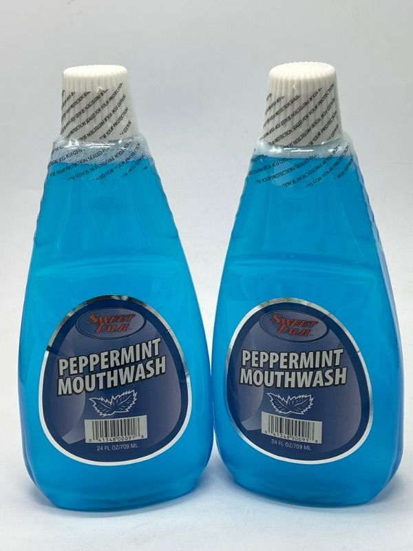 Photo 2 of 2 Pack Sweet Talk Peppermint Mouth Wash 24oz