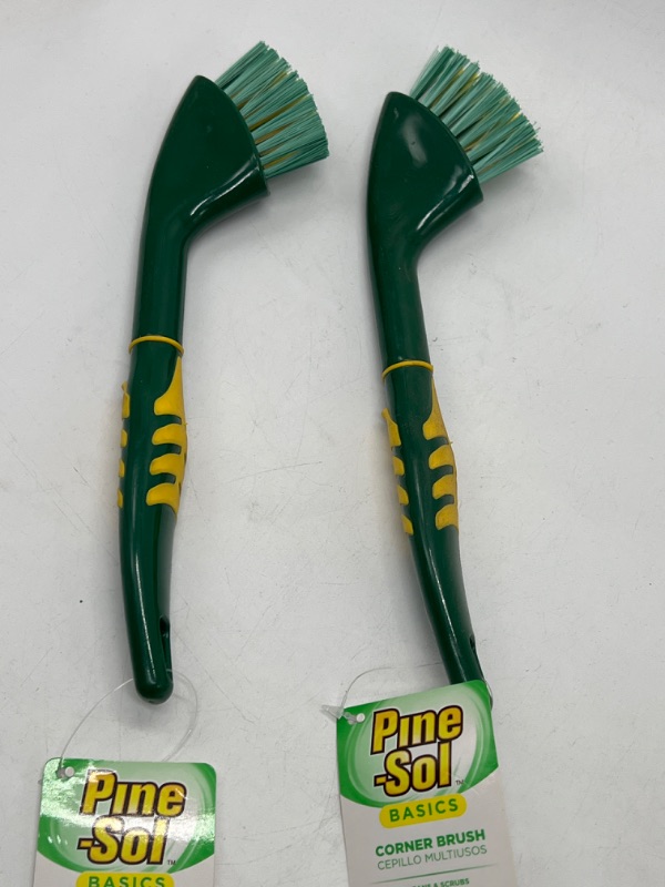 Photo 1 of Pine-Sol 2 Pack Corner Cleaning Scrub Brush