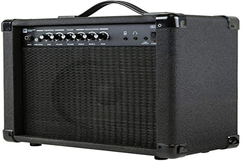 Photo 1 of USE AS PARTS Monoprice 1x8 Guitar Combo Amplifier - Black, 20-Watt, 86dB of Gain - 1/4 Inch Input for Guitars, Aux MP3 Input, 3.5mm Headphone Output