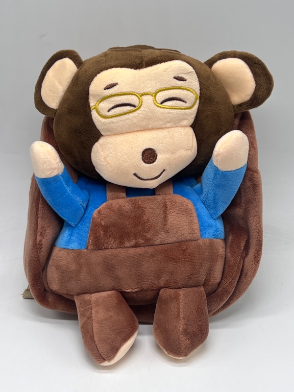 Photo 1 of Monkey With Glasses Toddler Backpack 