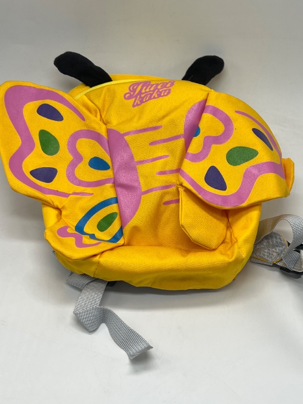 Photo 1 of Yellow Butterfly Toddler Backpack 