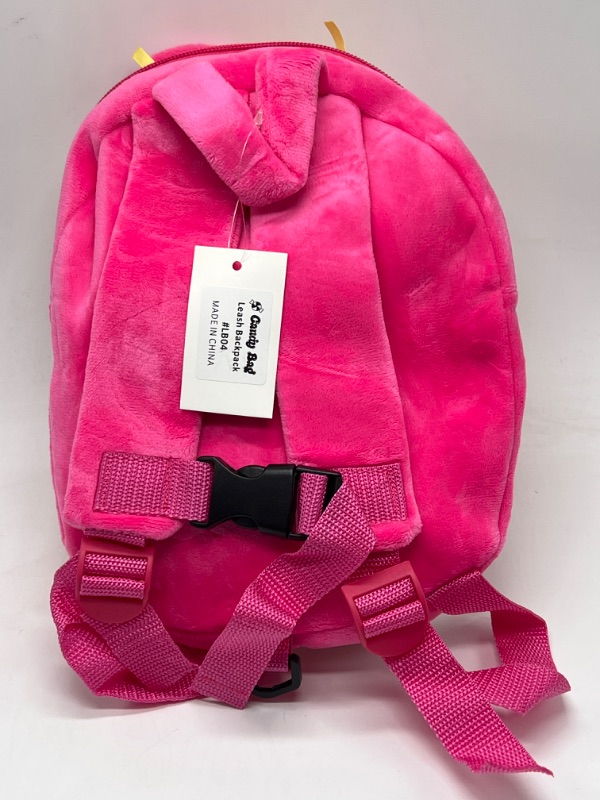 Photo 2 of Pink Super Hero Leash Toddler Backpack 