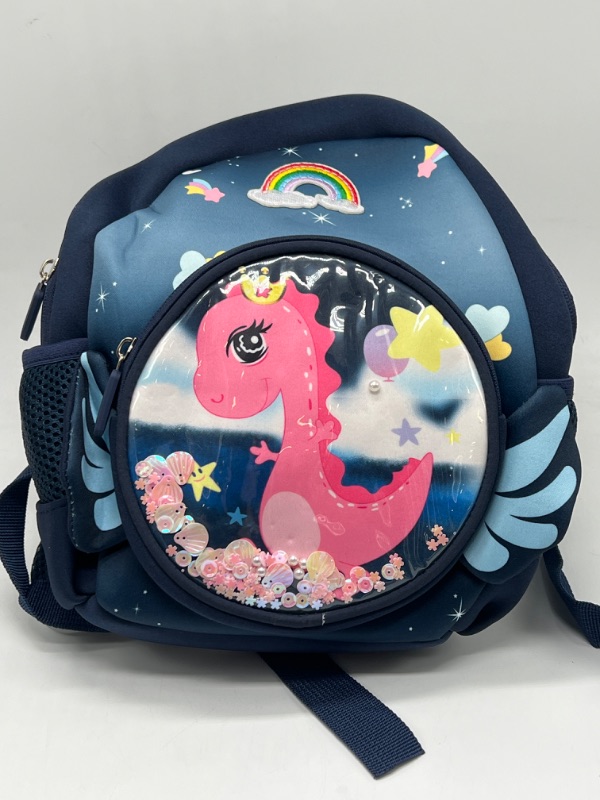 Photo 1 of Pink Seadragon Leash Toddler Backpack 