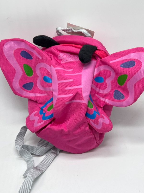 Photo 1 of Pink Butterfly Leash Toddler Backpack 