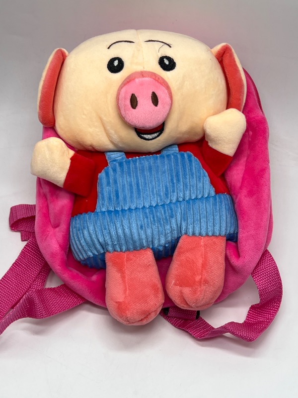 Photo 1 of Piggie In Overalls Toddler Backpack With Leash 