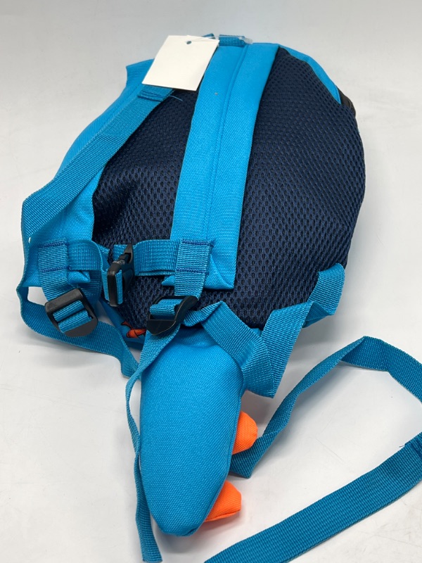 Photo 2 of Blue Dinosaur Tail Toddler Leash Backpack