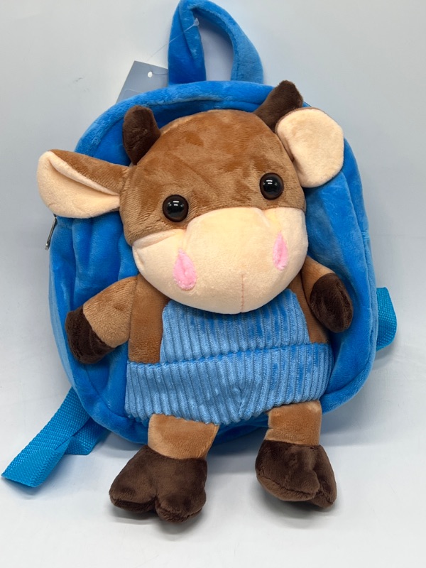Photo 1 of Reindeer Blue Toddler Backpack With Leash