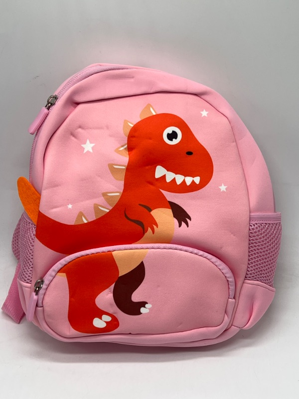 Photo 1 of Red Dinosaur Toddler Backpack With Leash 