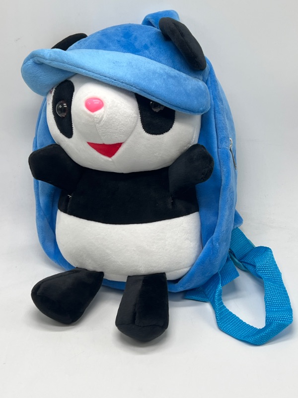 Photo 1 of Panda Blue Toddler Backpack With Leash 