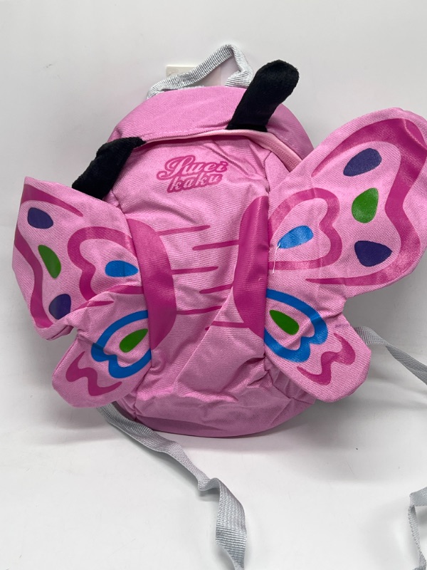 Photo 1 of Pink Butterfly Toddler Backpack 