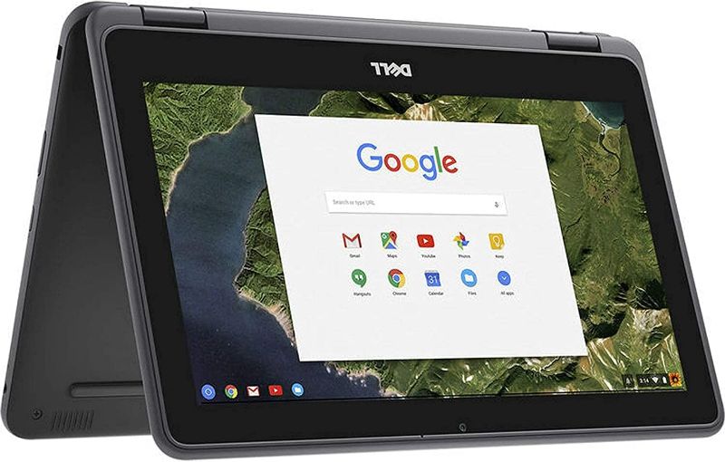 Photo 2 of 2021 Dell 11.6-inch Convertible 2-in-1 Touchscreen Chromebook, Intel Celeron Processor Up to 2.48GHz, 4GB Ram 16GB SSD, HDMI, Chrome OS (RENEWED)