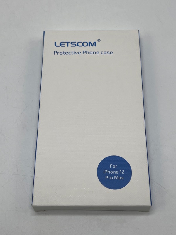 Photo 3 of Letscom Ci121 Crystal Clear Case Compatible with iPhone 12 Pro Max
