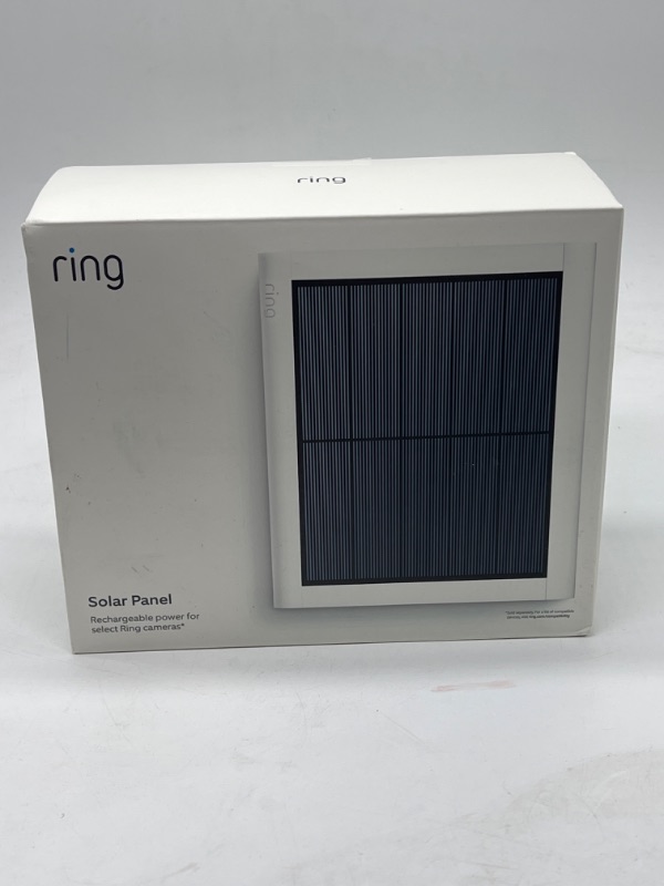 Photo 3 of Ring Solar Panel (2nd Generation), 4W for Stick Up Cam, Stick Up Cam Pro, Spotlight Cam Plus, Spotlight Cam Pro - White
