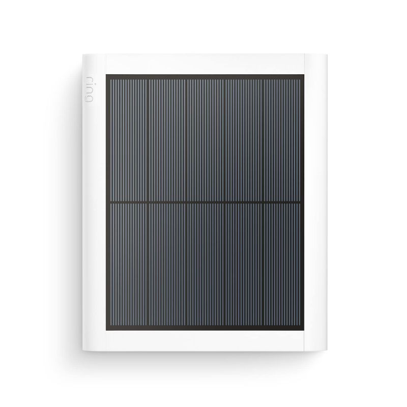 Photo 1 of Ring Solar Panel (2nd Generation), 4W for Stick Up Cam, Stick Up Cam Pro, Spotlight Cam Plus, Spotlight Cam Pro - White

