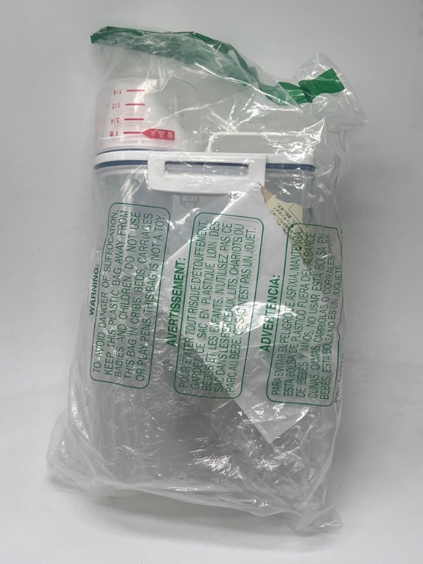Photo 2 of Asvel 7509 Rice Container Bin with Pour Spout Plastic Clear 2KG 1pcs