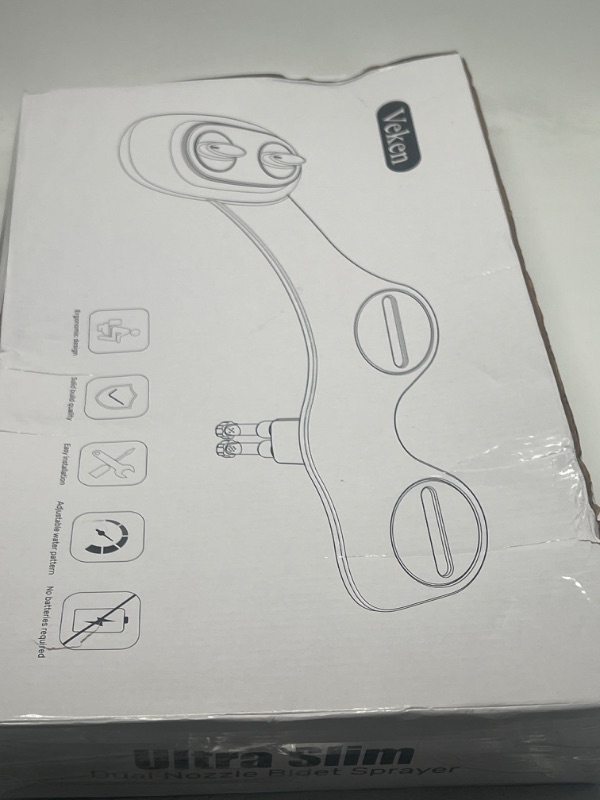 Photo 1 of Veken Non-Electric Self-Cleaning Dual Nozzle (Frontal/Feminine Wash), Fresh Spray Bidet for Toilet with Adjustable Water Pressure Switch

