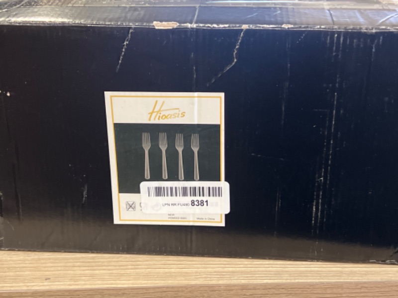 Photo 4 of MINI 300 Clear Plastic Forks | Heavyweight Plastic Forks | Fancy Plastic Cutlery | Elegant Forks Pack | Bulk Disposable Flatware | Utensils Set | Disposable Silverware Cutlery
