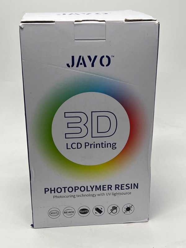 Photo 3 of Dark Gray & Solid Gray 3D Printer Resin, JAYO 2KG 3D Resin Bundle for 4K 8K LCD/DLP/SLA 3D Printers, 405nm Standard Photopolymer Fast Curing Resin, High Precision, Low Shrinkage
