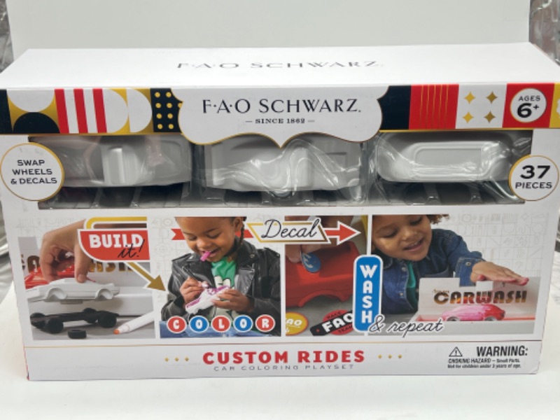 Photo 3 of FAO Schwarz Custom Cars Coloring Set
