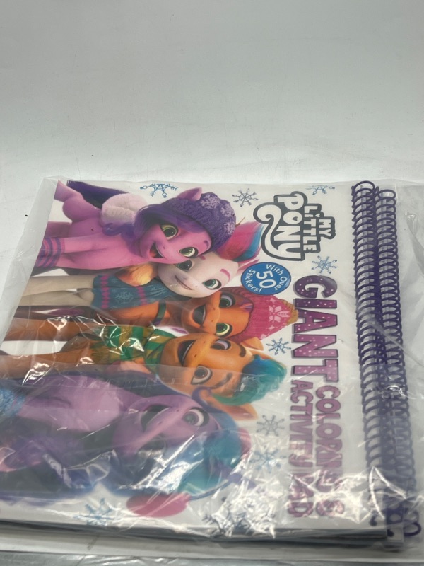 Photo 3 of 2 Pack My Little Pony Holiday Giant Activity Pad with Stickers
