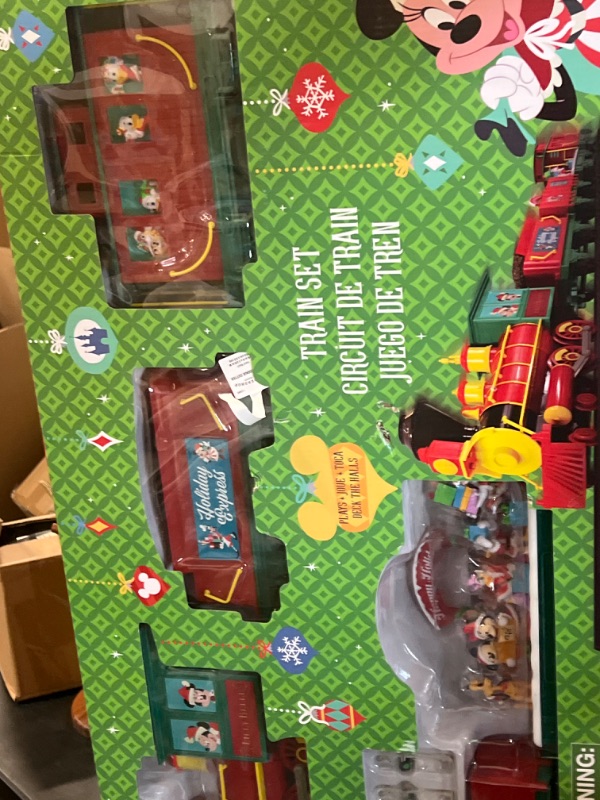 Photo 3 of Disney Parks Classics Christmas Collection Mickey Friends Holiday Train Set New
