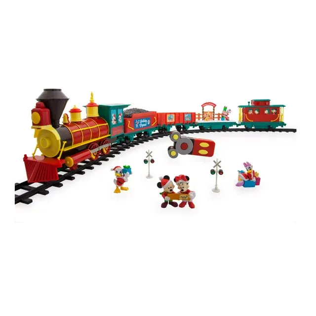 Photo 1 of Disney Parks Classics Christmas Collection Mickey Friends Holiday Train Set New
