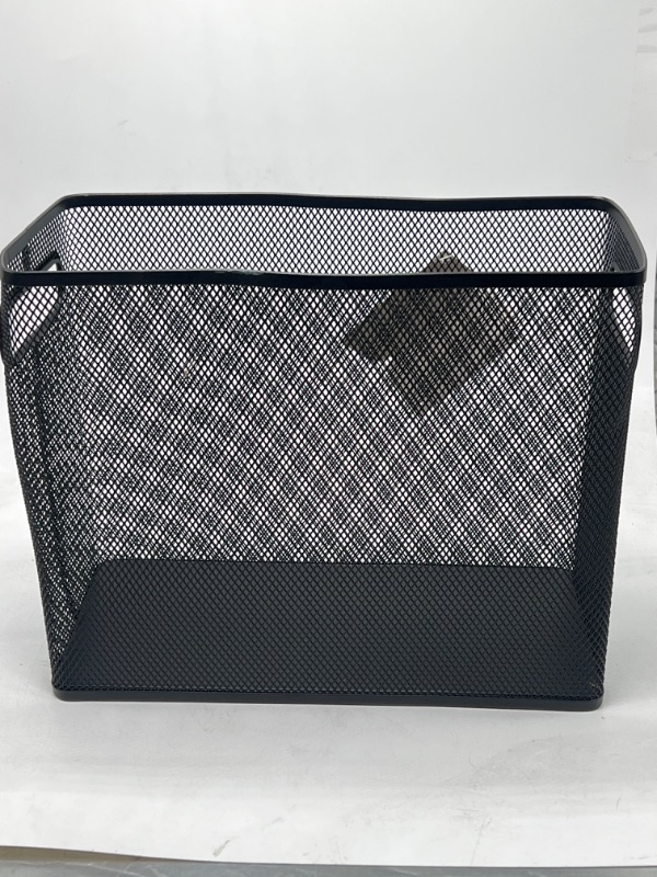 Photo 2 of Mesh Hanging File Box Black - Brightroom