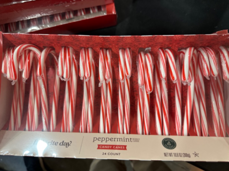 Photo 1 of 3 PACK Favorite Day Peppermint Candy Canes 24 Count