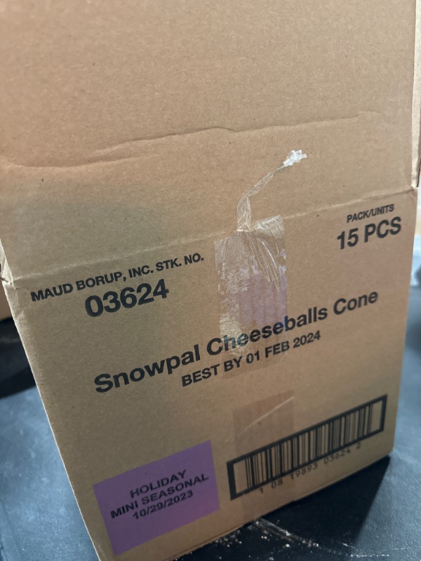 Photo 3 of Snowpal Cheeseballs Cone 15 Pack