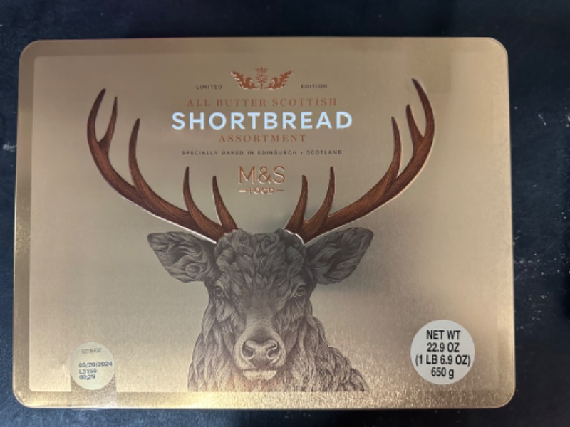 Photo 6 of M&S Shortbread Biscuit Stag Tin - 22.9oz
