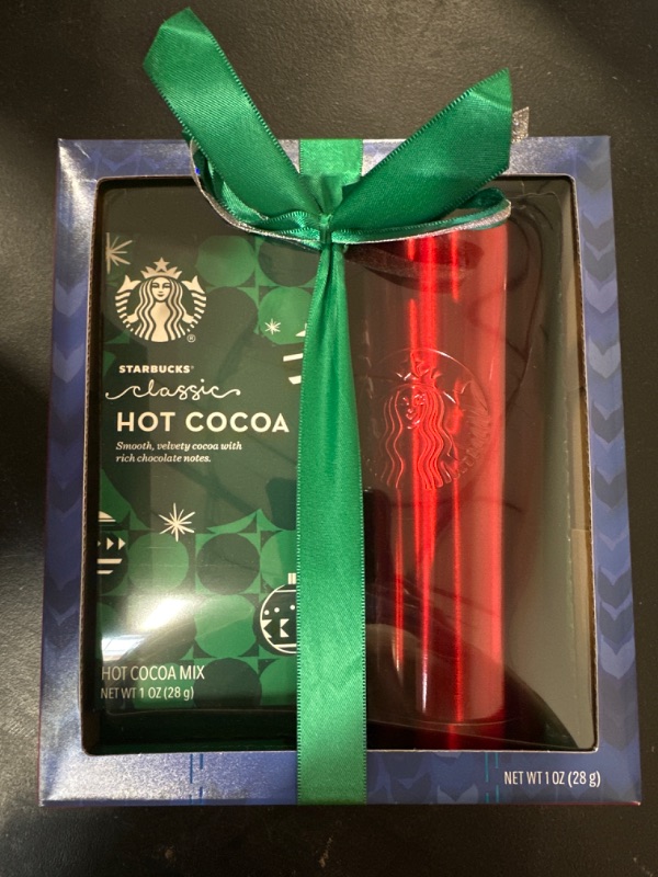 Photo 2 of Starbucks Tall Travel Mug with Cocoa - Christmas
