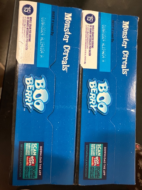 Photo 3 of 2 Pack General Mills Boo Berry Breakfast Cereal, 16 oz Box
