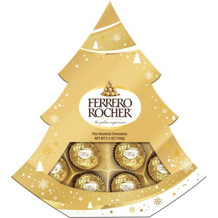Photo 1 of Ferrero Rocher Premium Milk Chocolate Hazelnut Luxury Chocolate Holiday Gift 12 Count
