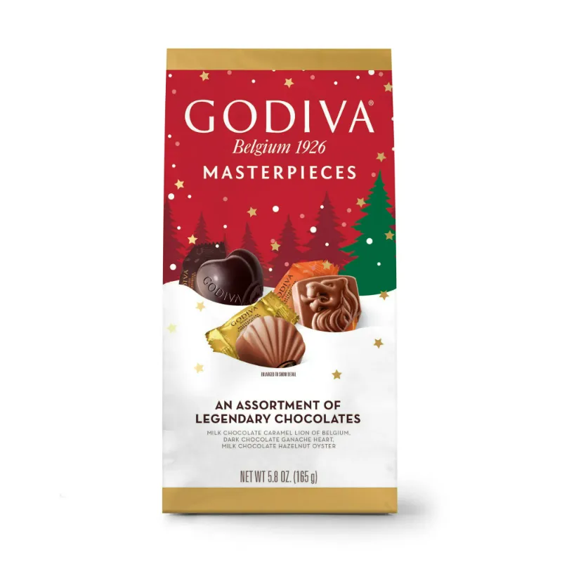 Photo 1 of Godiva Chocolatier Holiday Assorted Chocolate Candy 6.1 Oz

