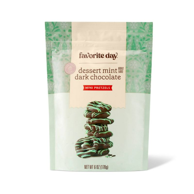 Photo 1 of 11 PACK Holiday Dark Chocolate Coated Mini Pretzels - 6oz - Favorite Day™
