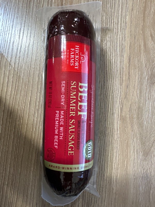 Photo 3 of 4 PACK Semi-Dry Beef Summer Sausage, 10 Oz.
