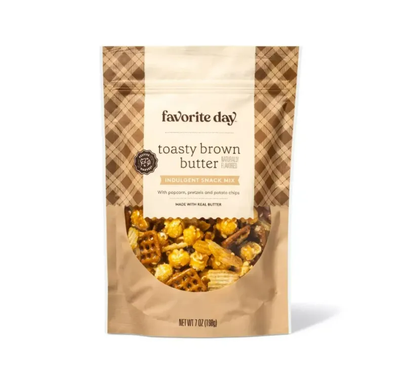 Photo 1 of 3 Pack Brown Butter Flavor Pretzel Mix Caramel Popcorn - 7oz - Favorite Day