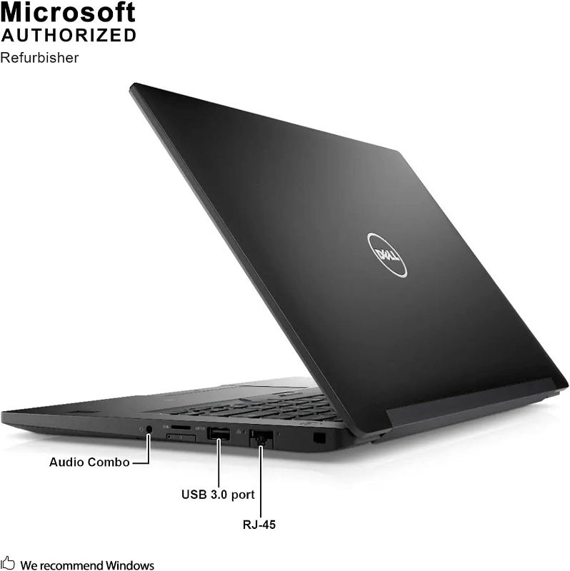 Photo 2 of Dell Latitude 7480 14in FHD Laptop PC • Intel Core i7-6600U 2.6GHz • 16GB • 512GB SSD • Windows 10 Professional • Renewed

