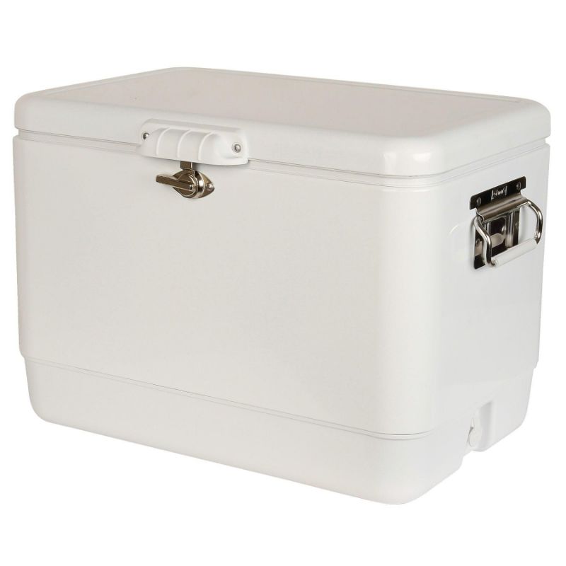Photo 1 of Coleman 54-Qt. Steel Chest Cooler - White
