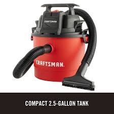 Photo 2 of CRAFTSMAN 2.5-Gallons 2-HP Corded Wet/Dry Shop Vacuum 