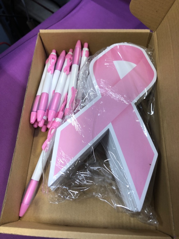 Photo 1 of 12 SETS PINK BREAST CANCER AWARENESS SUPPLY