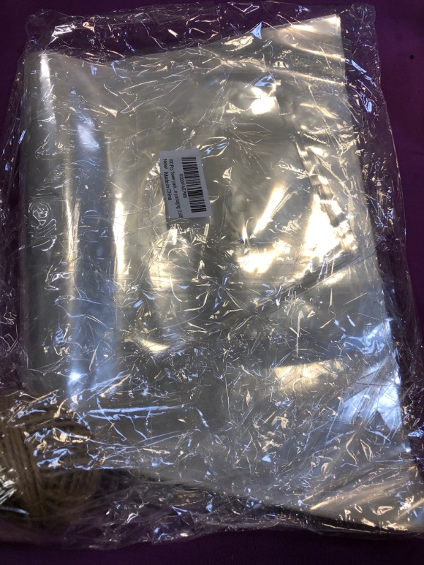 Photo 2 of 100 Pcs flower packaging transparent bag,flowers bouquet sleeve transparent cellophane Suitable for flower shop, shopping mall flower packaging (15X8)