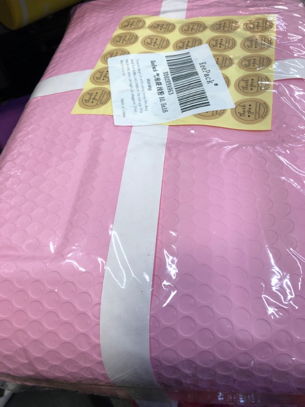 Photo 1 of DGSLTENV Light Pink Bubble Mailers 16x11 Inch 25 Pack(IT has a 3.15 Self-Adhesive Flap),Mailing Envelopes Bubble Padded,Extra Large 16x11" 25PCS