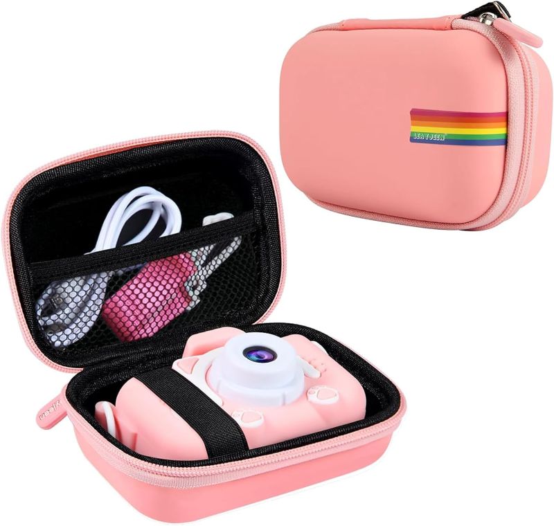 Photo 1 of Kids Camera Case Compatible with Goopow/CIMELR/GKTZ/Xinbeiya/ArtCWK/Gofunly and More Kids Digital Camera Toys?Digital Camera Storage Case,Christmas Birthday Gifts for Girls(Case Only)