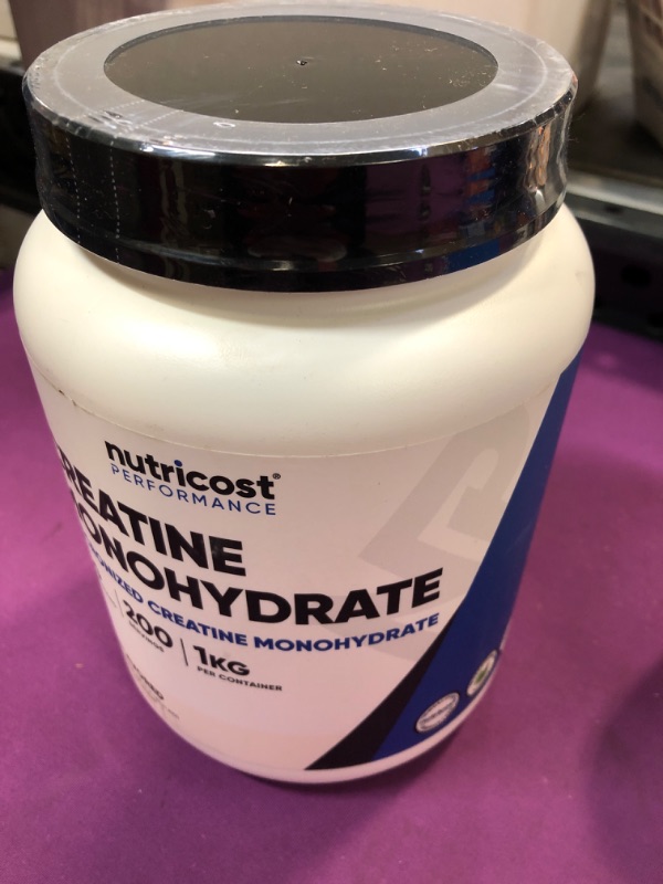 Photo 2 of Nutricost Creatine Monohydrate Micronized Powder (1 KG) - Pure Creatine Monohydrate 2.2 Pound (Pack of 1)