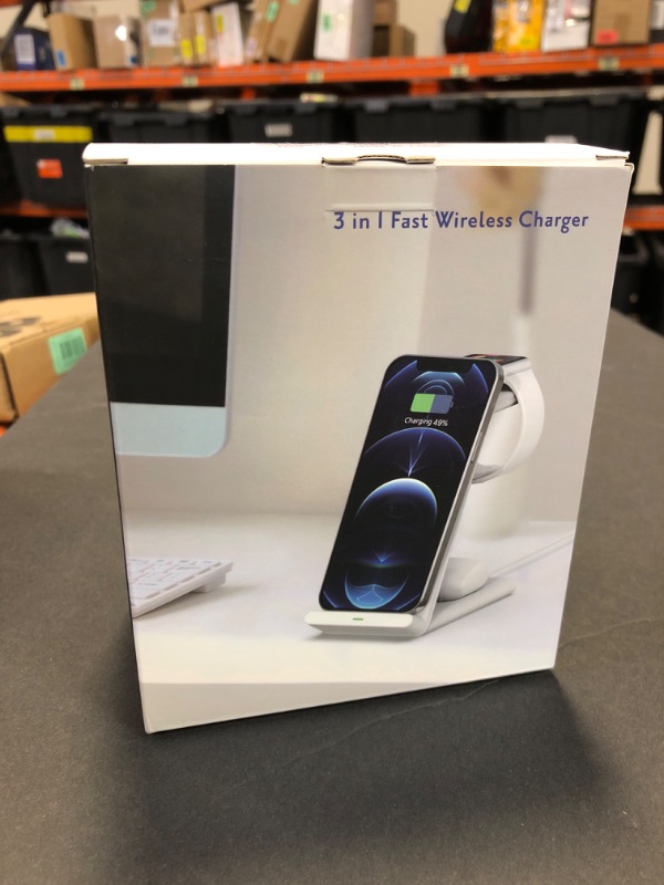Photo 1 of 3 in 1 fast wireless charger