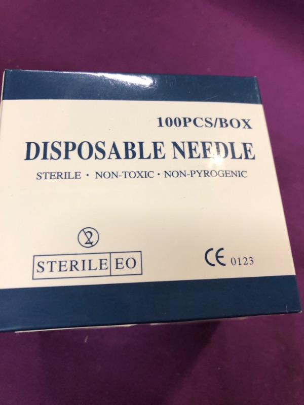 Photo 1 of 100 PCS DISPOSABLE NEEDLES