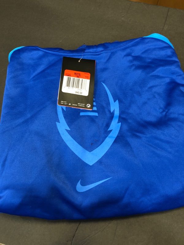 Photo 2 of LARGE BOYS ACTIVE SWEATER  NIKE  ROYAL BLUE THERMA FIT