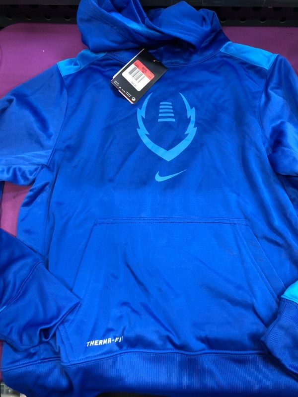 Photo 1 of LARGE BOYS ACTIVE SWEATER  NIKE  ROYAL BLUE THERMA FIT