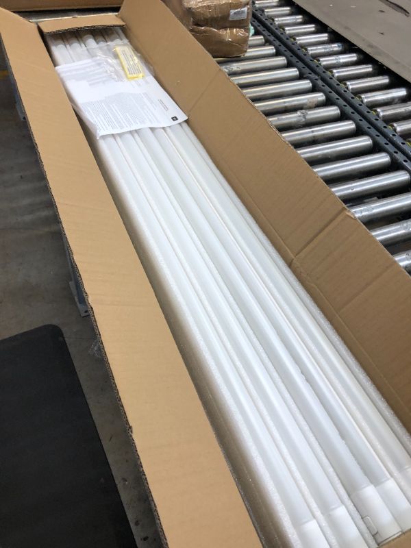 Photo 1 of 20 Pack 3CCT 4FT LED T8 Hybrid Type A+B Light Tube, 18W, 4000K/5000K/6500K Selectable, Plug & Play or Ballast Bypass, Single or Double End Powered, 2300lm, Frosted Cover, T8 T10 T12, 120-277V, UL, FCC